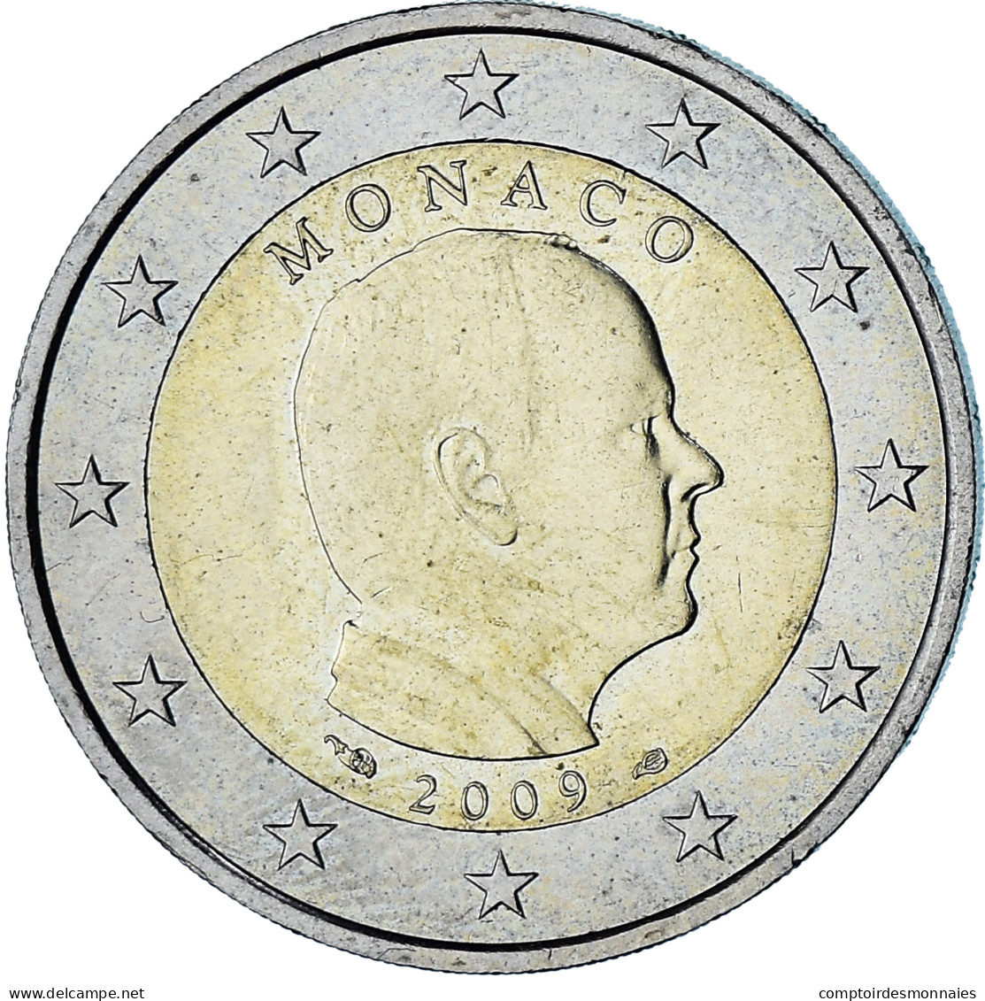 Monaco, Albert II, 2 Euro, 2009, Paris, SUP, Bimétallique, Gadoury:MC196 - Monaco