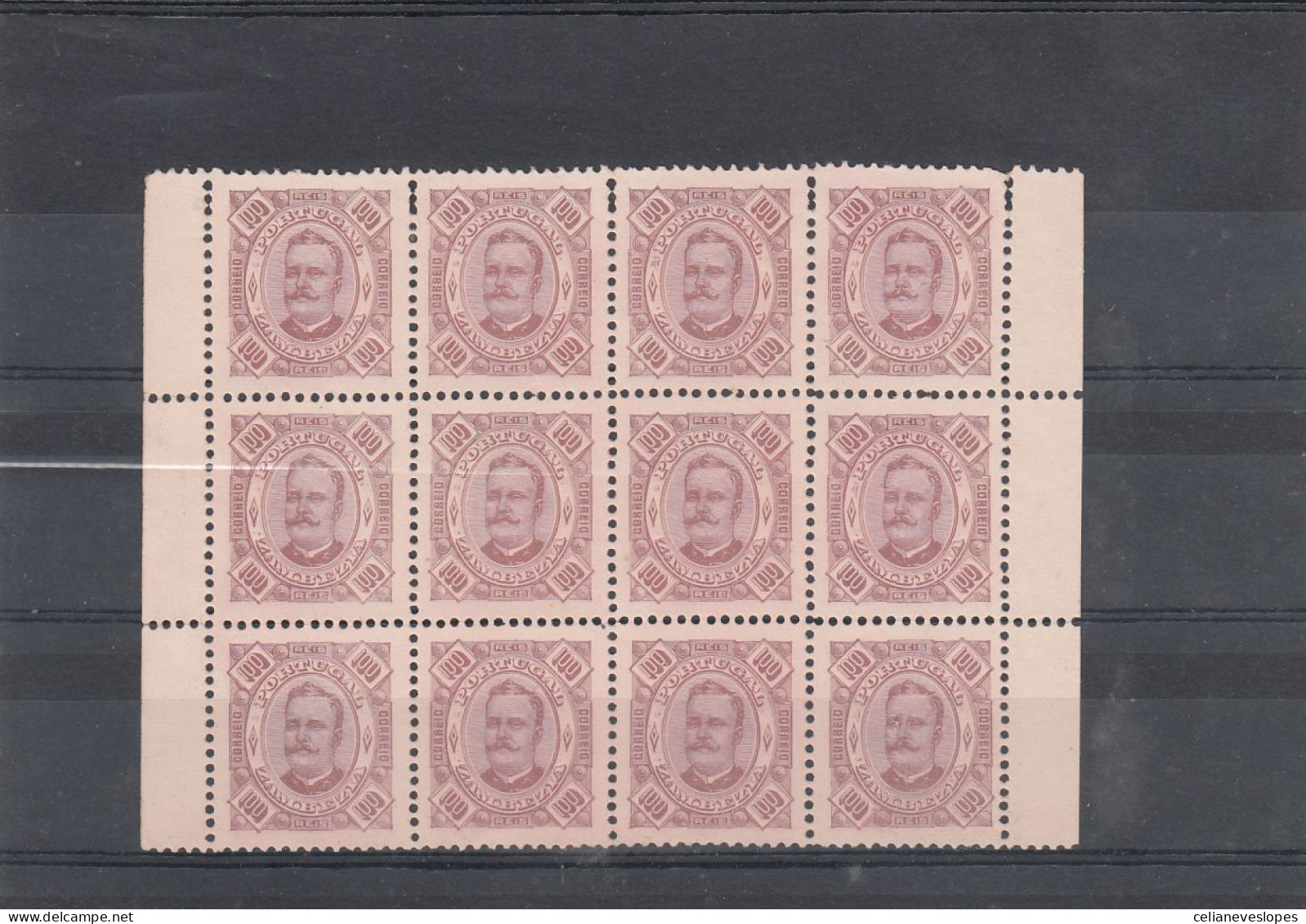 Portuguese Zambézia, D. Carlos I, 100 R. Castanho D11 3/4, Mundifil Nº 10 MNH - Zambezia