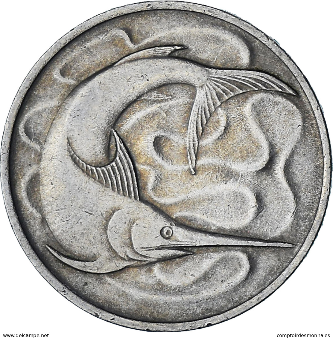 Singapour, 20 Cents, 1969, Singapore Mint, TTB, Cupro-nickel, KM:4 - Singapur