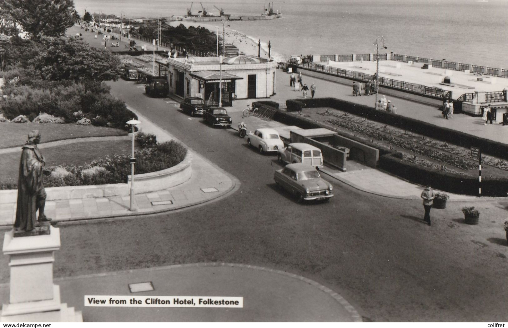 Kent - Folkestone  -  The Leas View From The Clifton Hotel - Folkestone