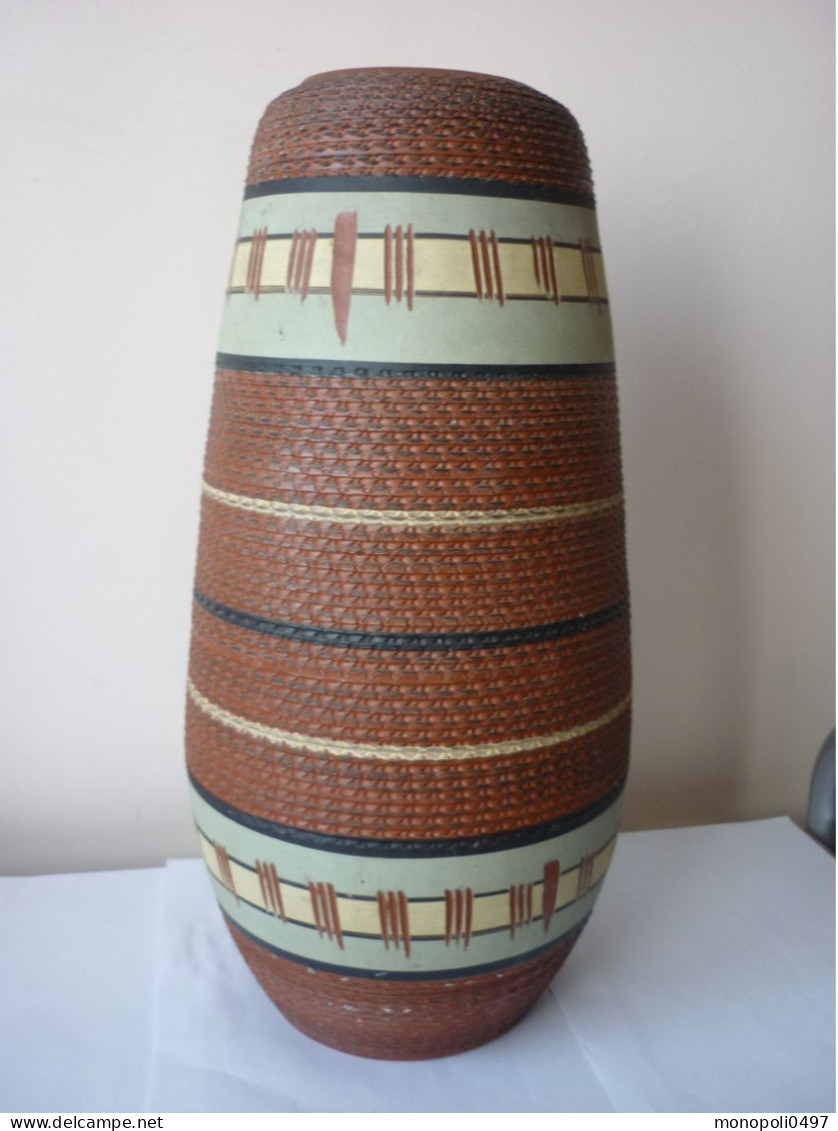 Vase West Germany - Céramique Sawa - Polychrome - Other & Unclassified