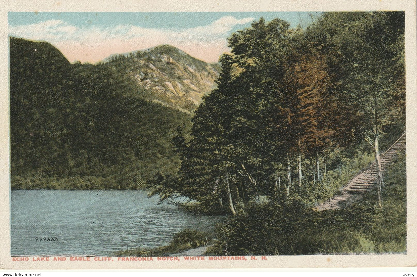 Echo Lake And Eagle Cliff, Franconia Notch, White Mountains, New Hampshire - White Mountains