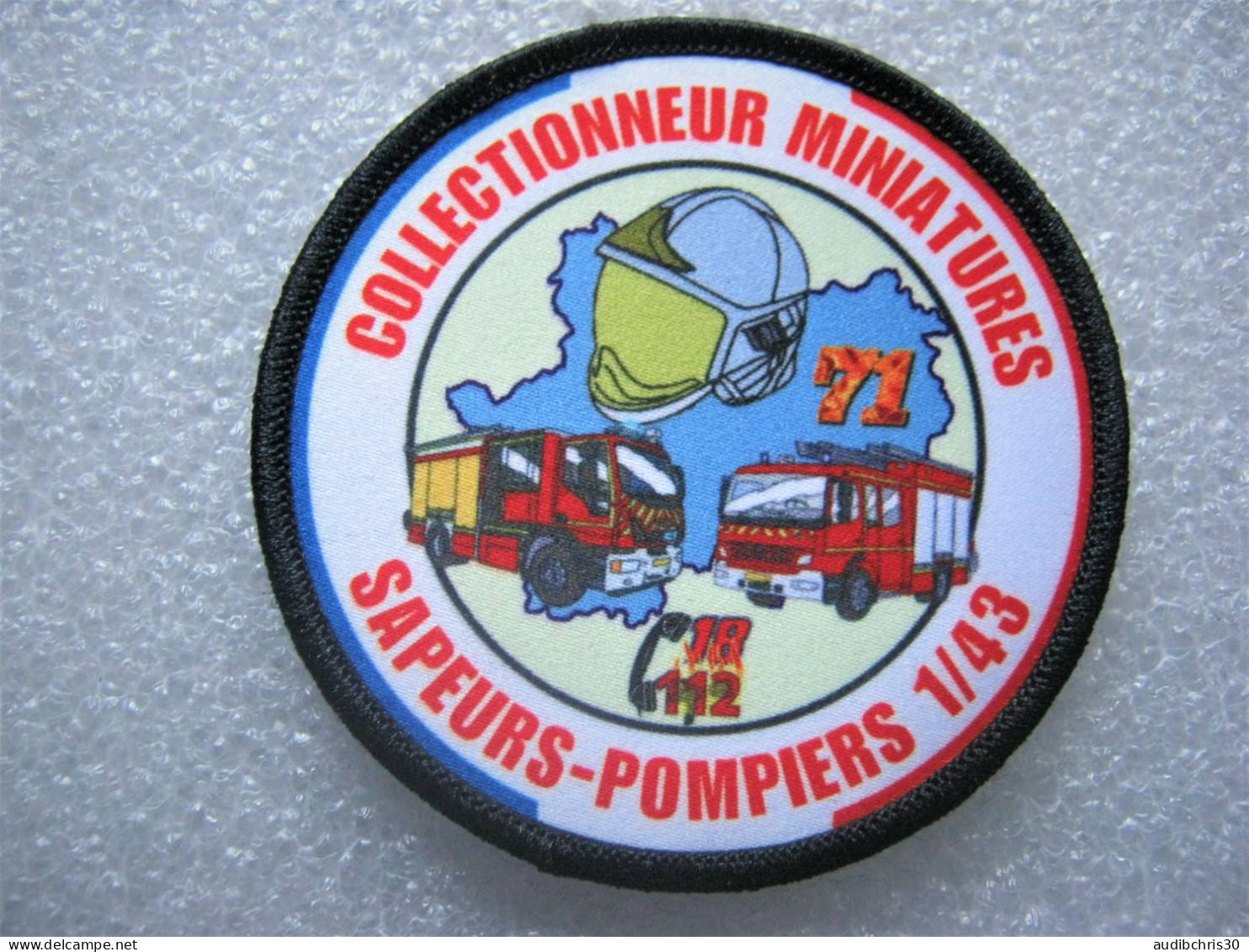 COLLECTION DES SAPEURS POMPIERS (EN PVC)  C.I.S DE CAYLUS SUR SCRATCH - Pompiers