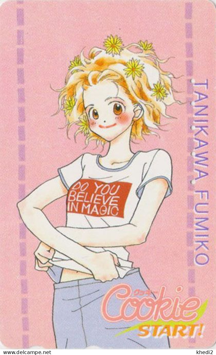 Télécarte JAPON / 110-016 - MANGA - COOKIE START By Tanikawa Fumiko - ANIME JAPAN Phonecard - 19817 - BD