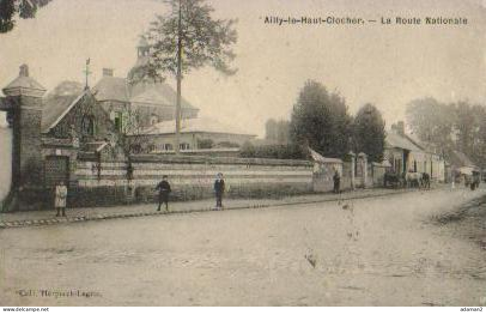 AILLY LE HAUT CLOCHER.La Route Nationale - Ailly Le Haut Clocher