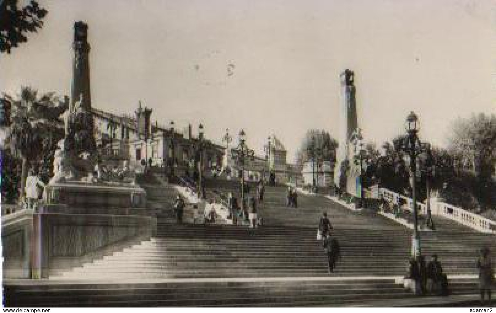 MARSEILLE.Les Grands Escaliers De La Gare Saint Charles - Quartier De La Gare, Belle De Mai, Plombières