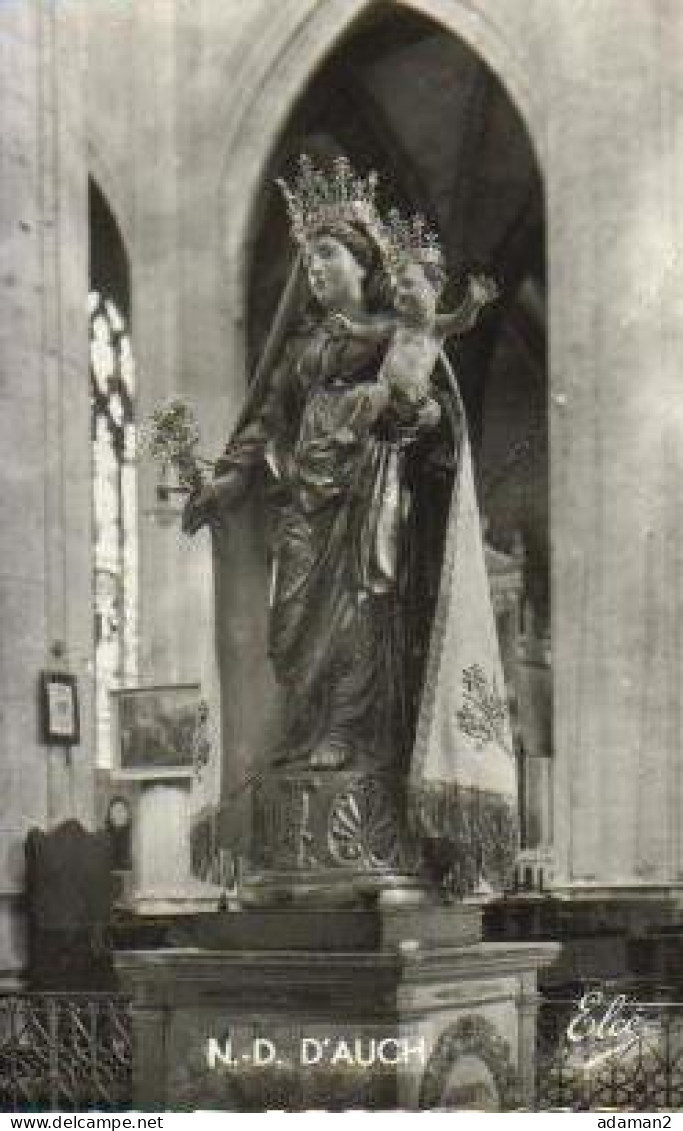 AUCH.La Cathédrale , Statue Vénérée De Sainte Marie D'auch - Auch