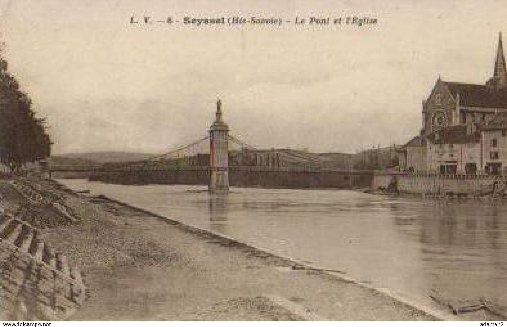 SEYSSEL.Le Pont Et L'église - Seyssel