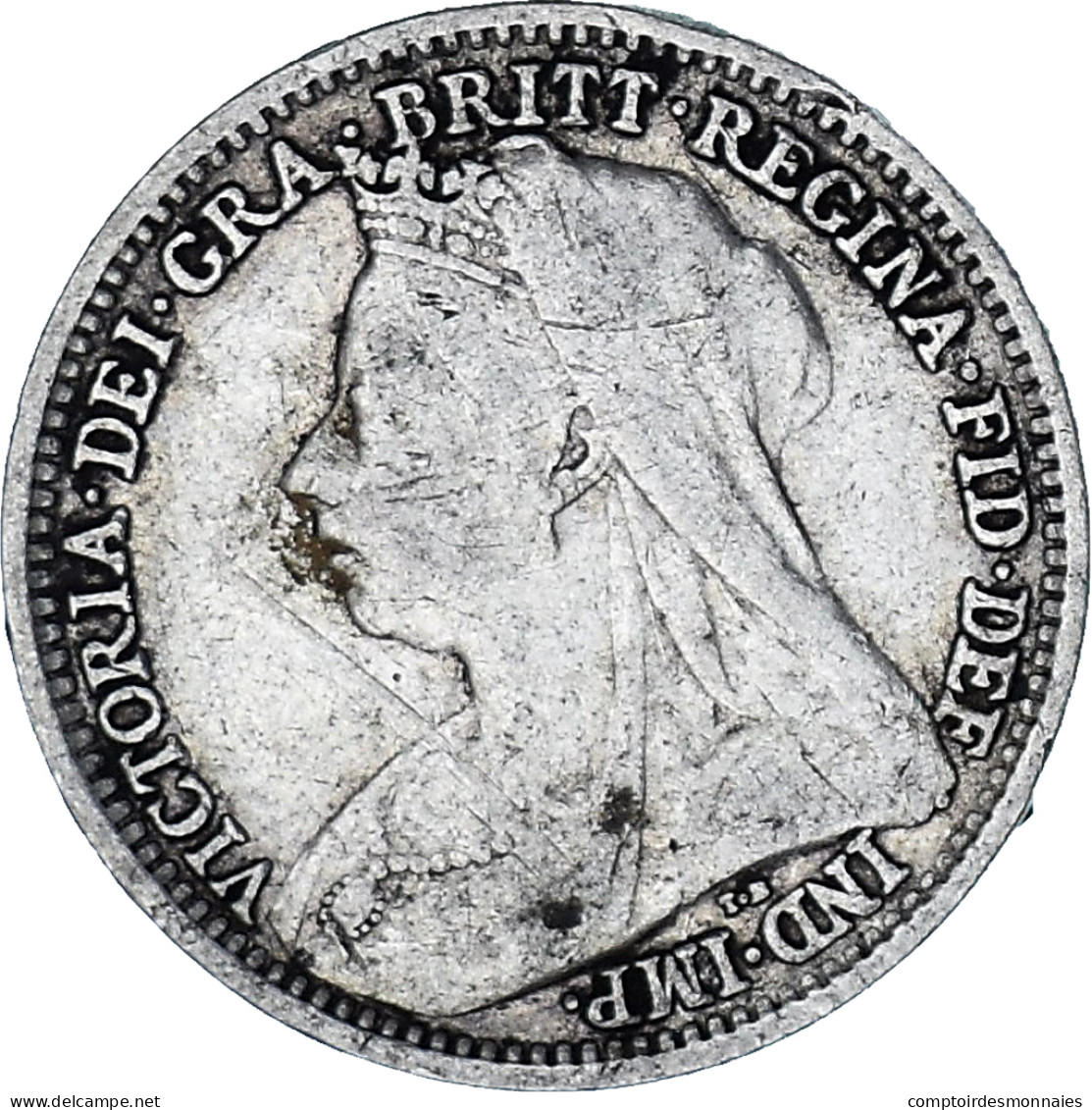 Monnaie, Grande-Bretagne, Victoria, 3 Pence, 1898, TTB, Argent, KM:777 - F. 3 Pence