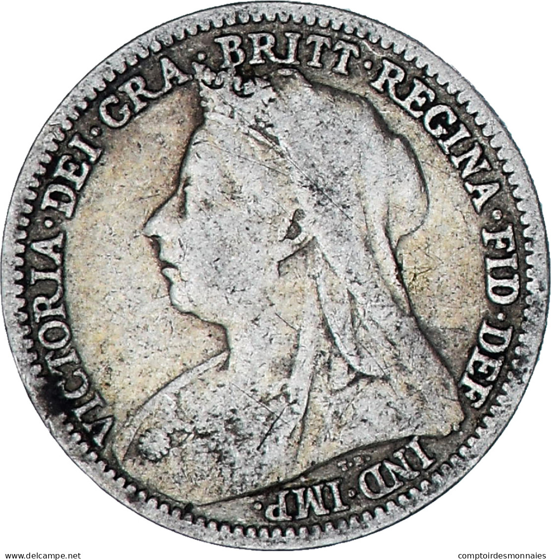 Monnaie, Grande-Bretagne, Victoria, 3 Pence, 1901, TB+, Argent, KM:777 - F. 3 Pence