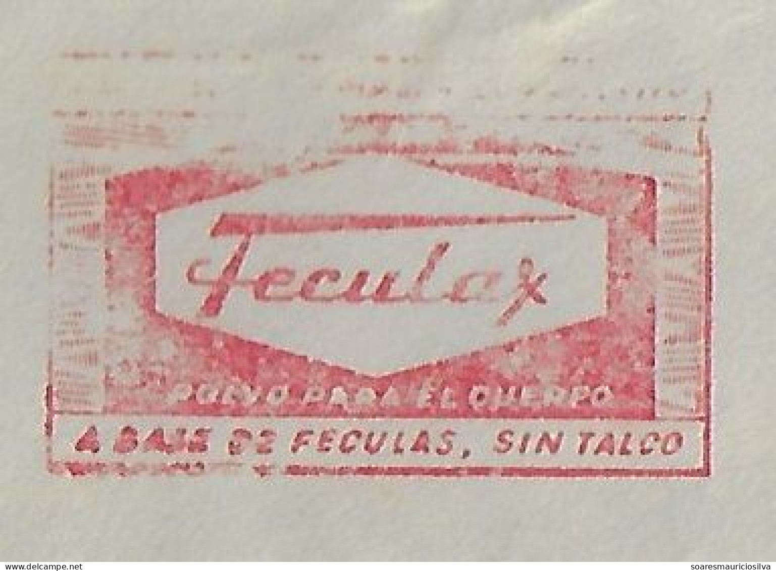 Argentina 1974 Citrus Laboratory Cover Buenos Aires Meter Stamp Hasler Slogan Feculax Starch-based Body Powder Talc-free - Brieven En Documenten