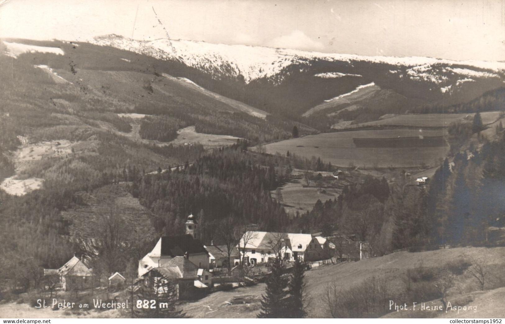 AUSTRIA, LOWER AUSTRIA, WECHSEL, LANDSCAPE, MOUNTAIN, ST PETER, TOWN - Wechsel