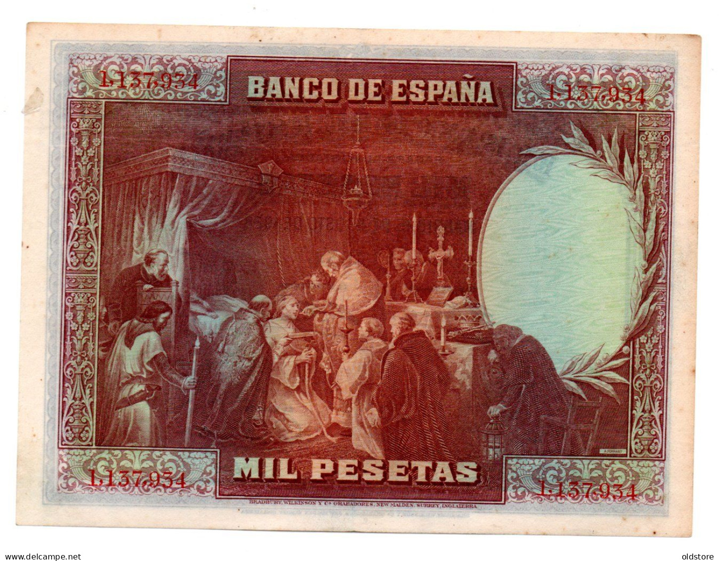 Spain Banknotes - 1000 Pesetas - ND 1928 - 1000 Pesetas