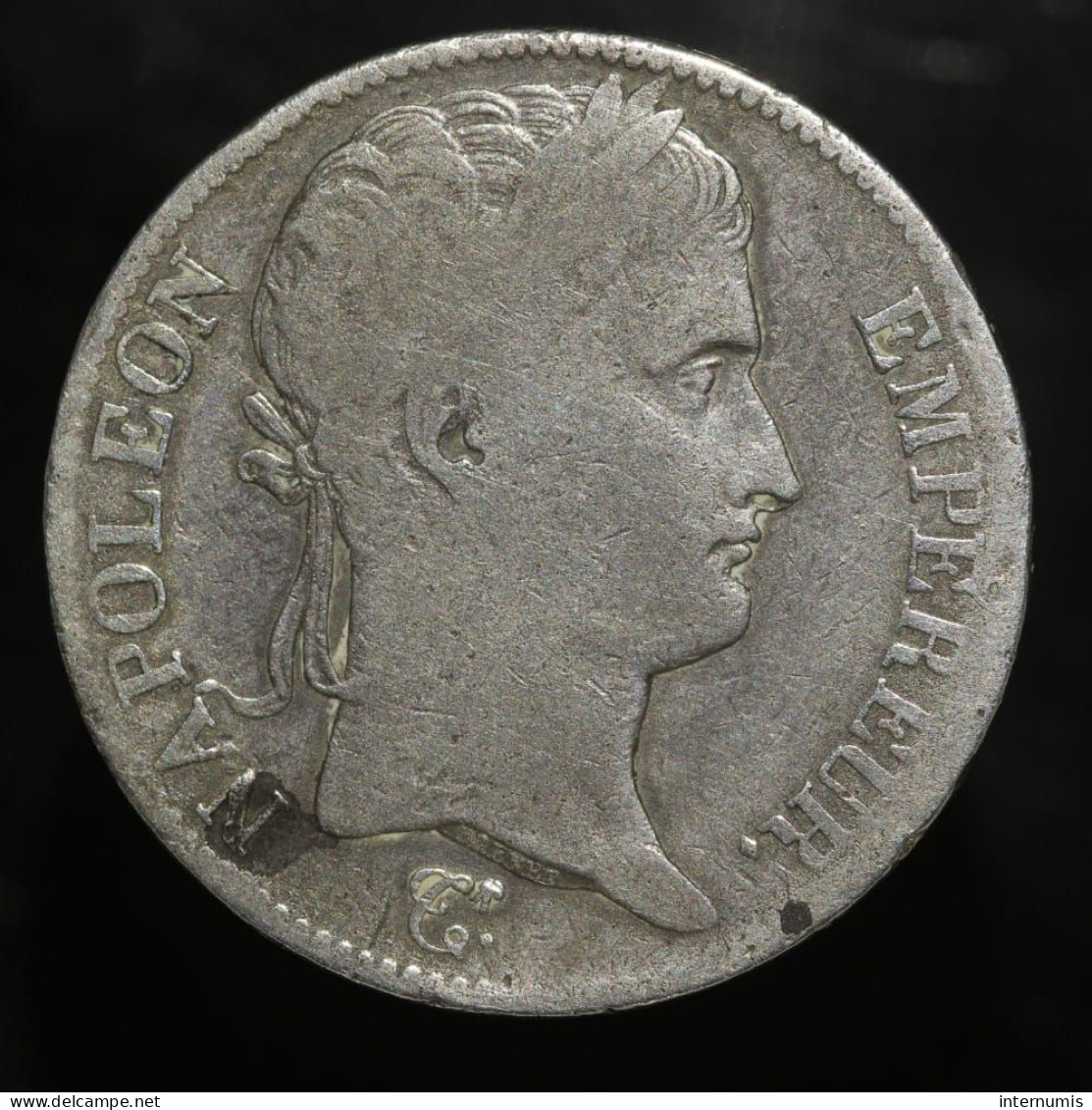 France, Napoleon I, 5 Francs, 1813, MA - Marseille, Argent (Silver), TB (F), KM#694.11, G.584, F.307/69 - 5 Francs