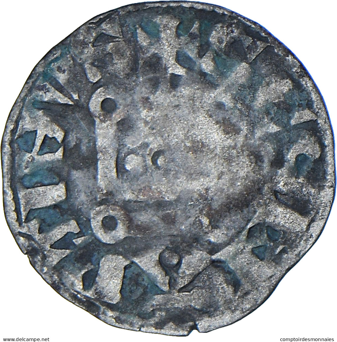 Monnaie, France, Philippe II, Denier, 1180-1223, Saint-Martin De Tours, TB - 1180-1223 Filippo II Augusto