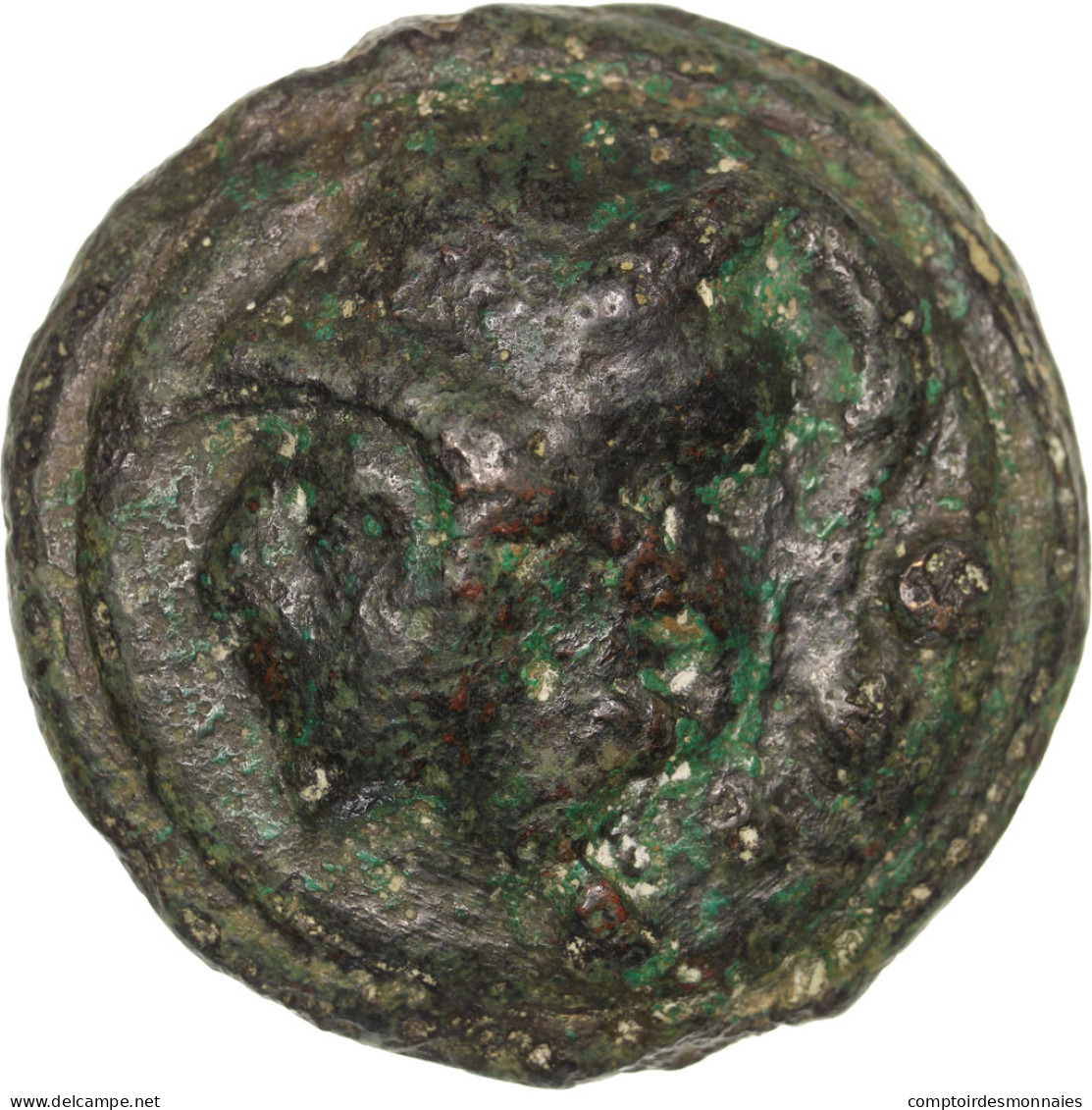 Monnaie, Triens, 225-217 BC, Rome, Rare, TB+, Bronze, Crawford:35/3a - Republiek (280 BC Tot 27 BC)