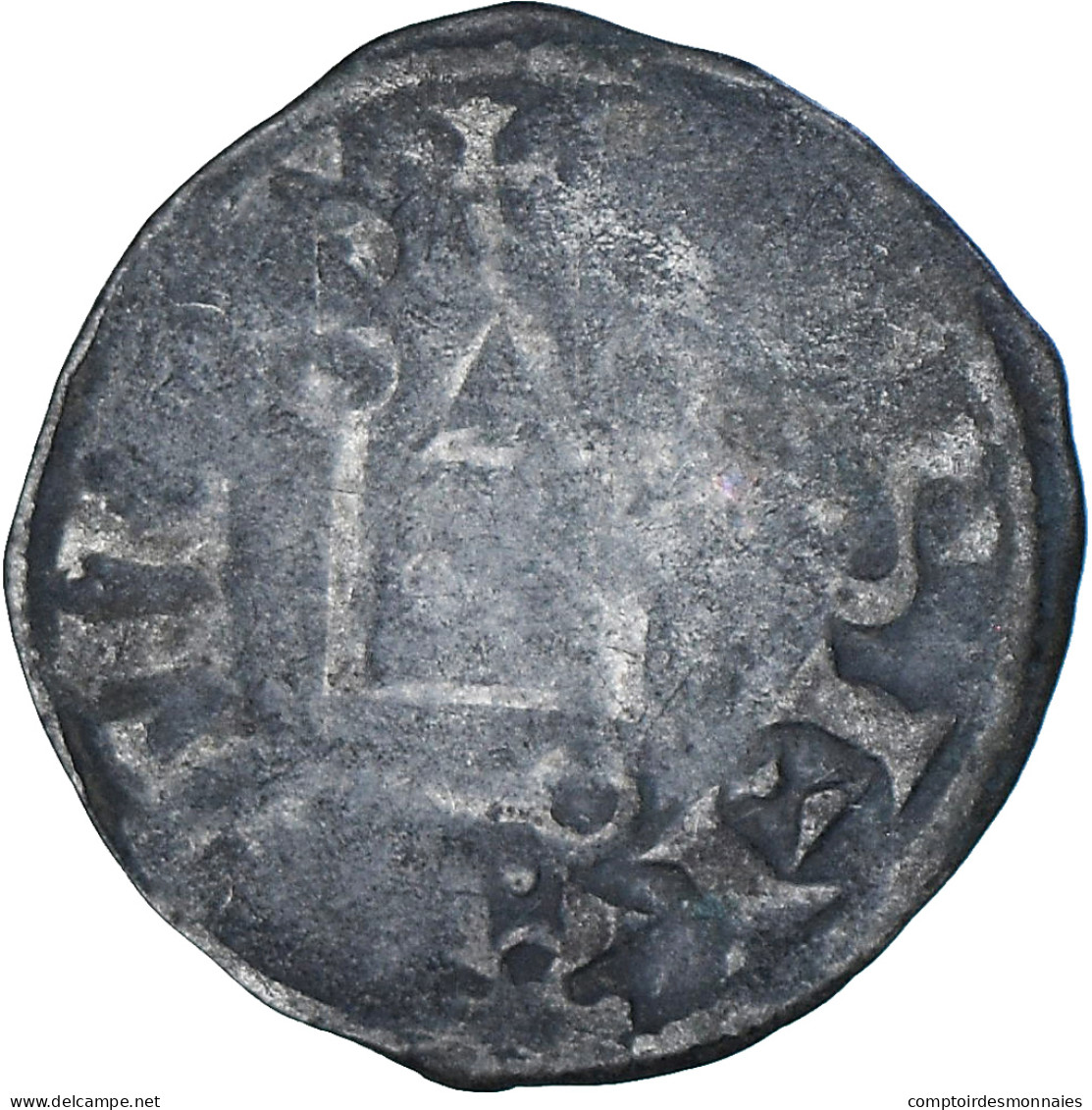 Monnaie, France, Philippe II, Denier, 1180-1223, Saint-Martin De Tours, TB - 1180-1223 Philipp II. August 