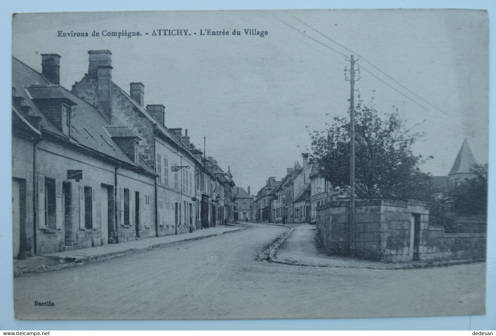 CPA Environs De Compiegne ATTICHY L'entrée Du Village - NOU27 - Attichy