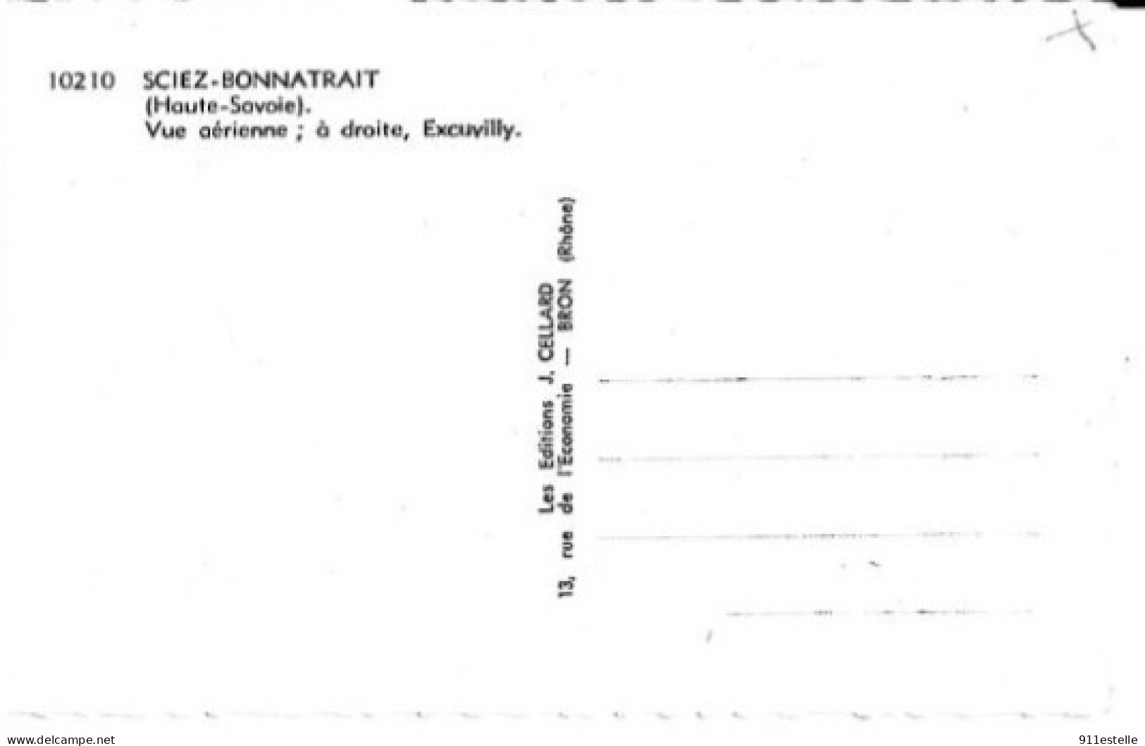 74 SCIEZ . BONNATRAIT . VUE AERIENNE  A DROITE EXCUVILLY - Sciez