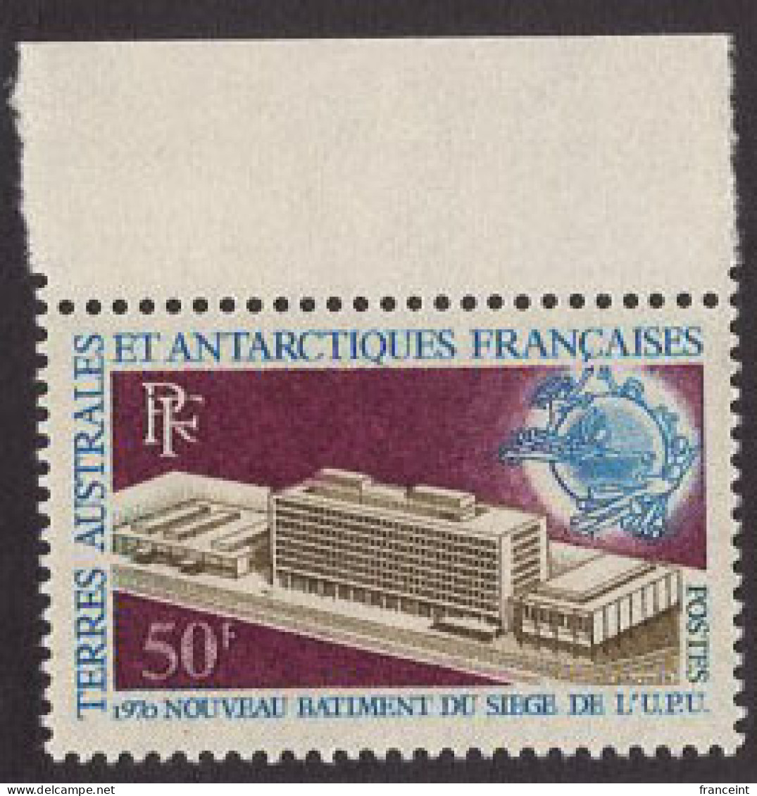 FRENCH ANTARCTIC(1970) New U.P.U. Building. MNH Stamp. Scott No 36. Yvert No 33. - Neufs
