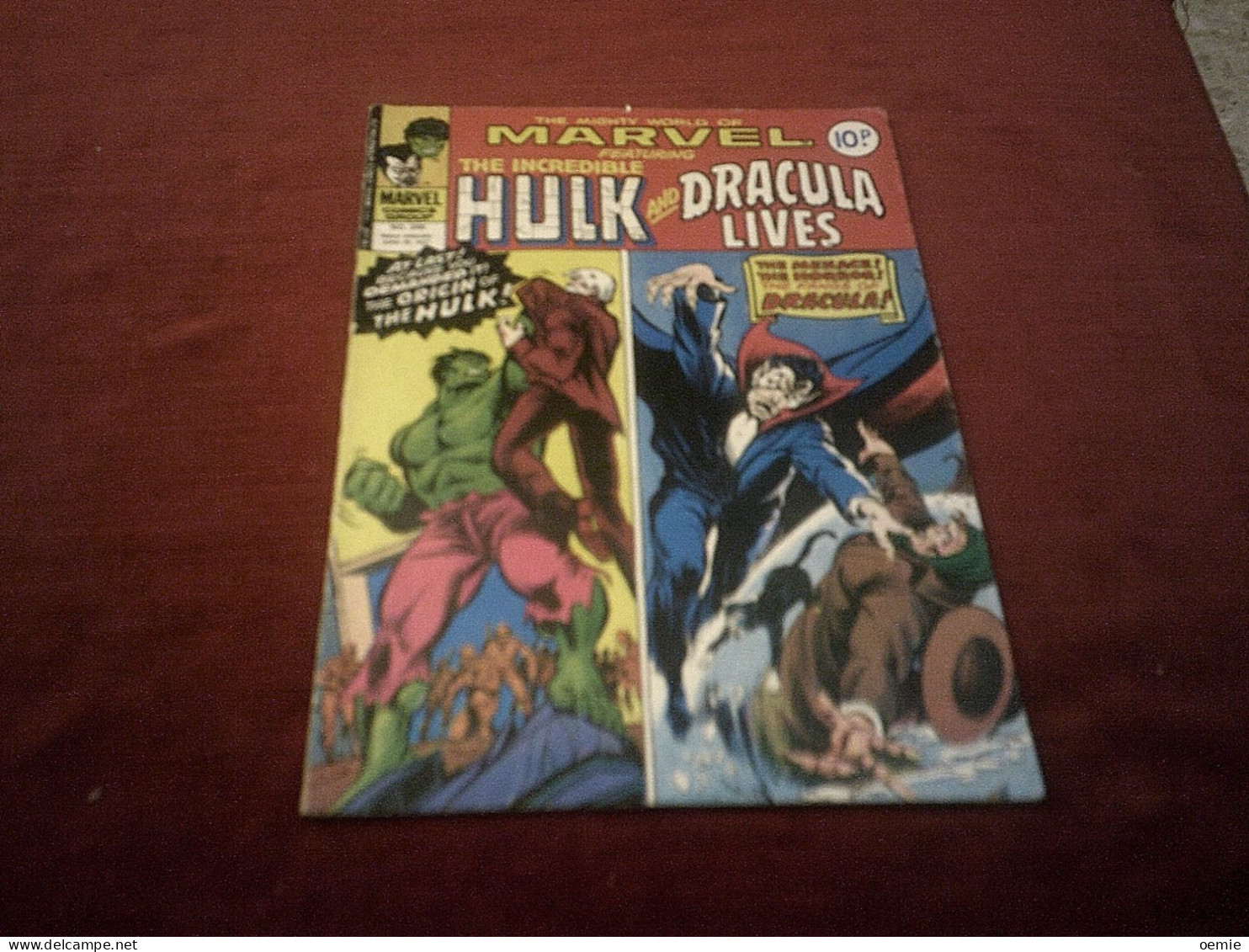 THE INCREDIBLE HULK  AND DRACULA LIVES N° 248  ( 1977 ) - Marvel