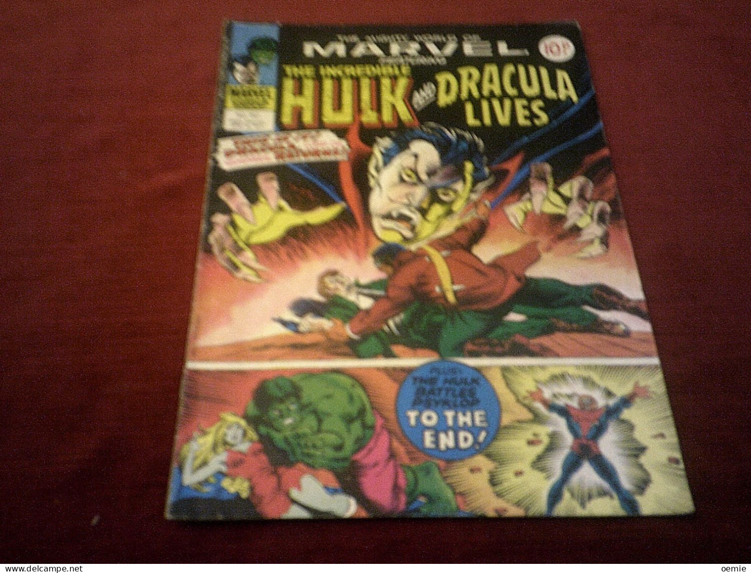 THE INCREDIBLE HULK  AND DRACULA LIVES N° 247  ( 1977 ) - Marvel