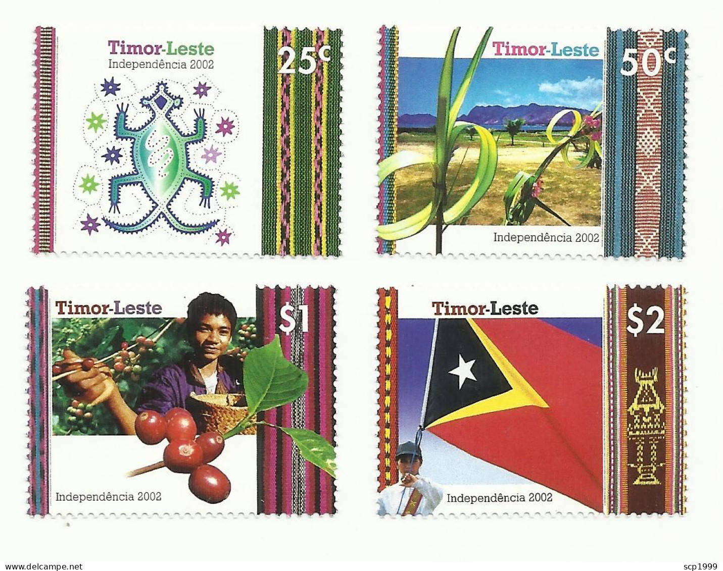 East Timor 2002 - Independence Issue Set MNH - Timor Oriental