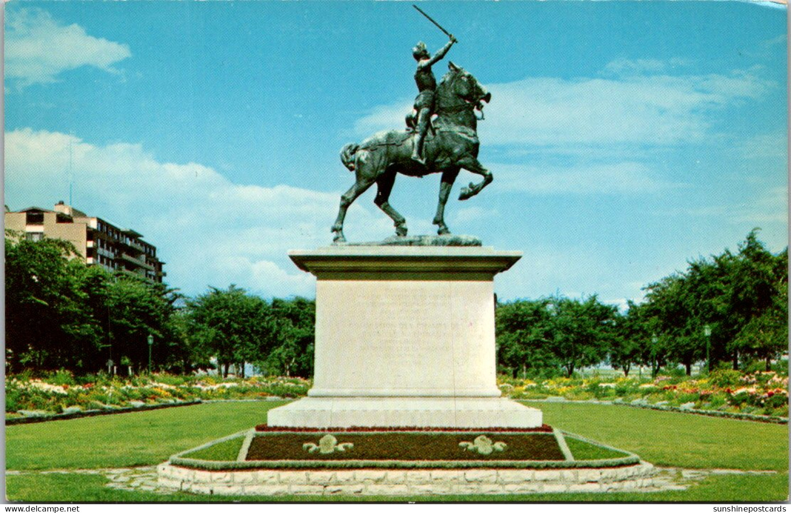 Canada Quebec Monument Et Parc Ste-Jeanne D'Arc - Québec - La Cité