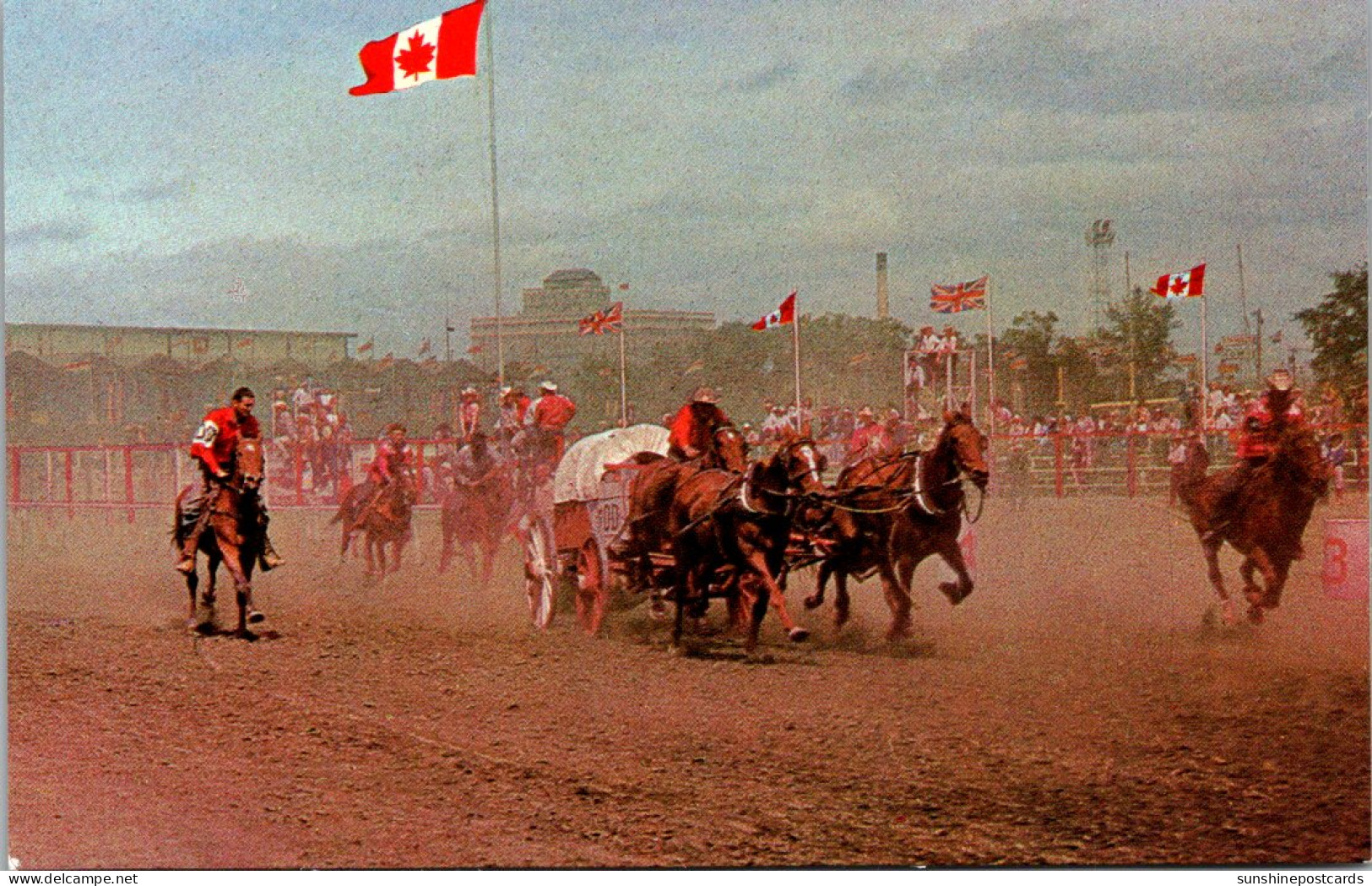 Canada Calgary Chuck Wagon Races At Calgary Stampede - Calgary