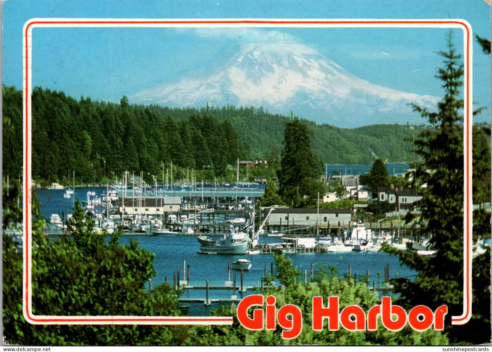 Washington Gig Harbor Fishing Village Adjacent To Tacoma 1995 - Tacoma