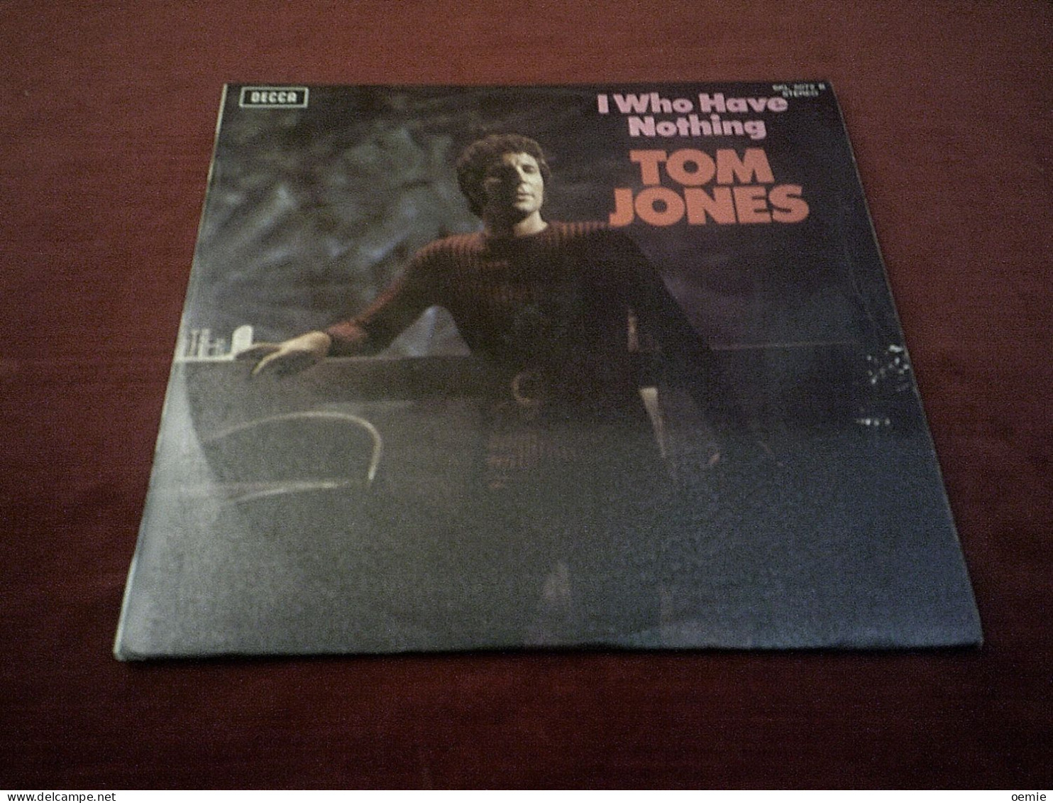 TOM JONES   I WHO HAVE NOTHING - Other - English Music