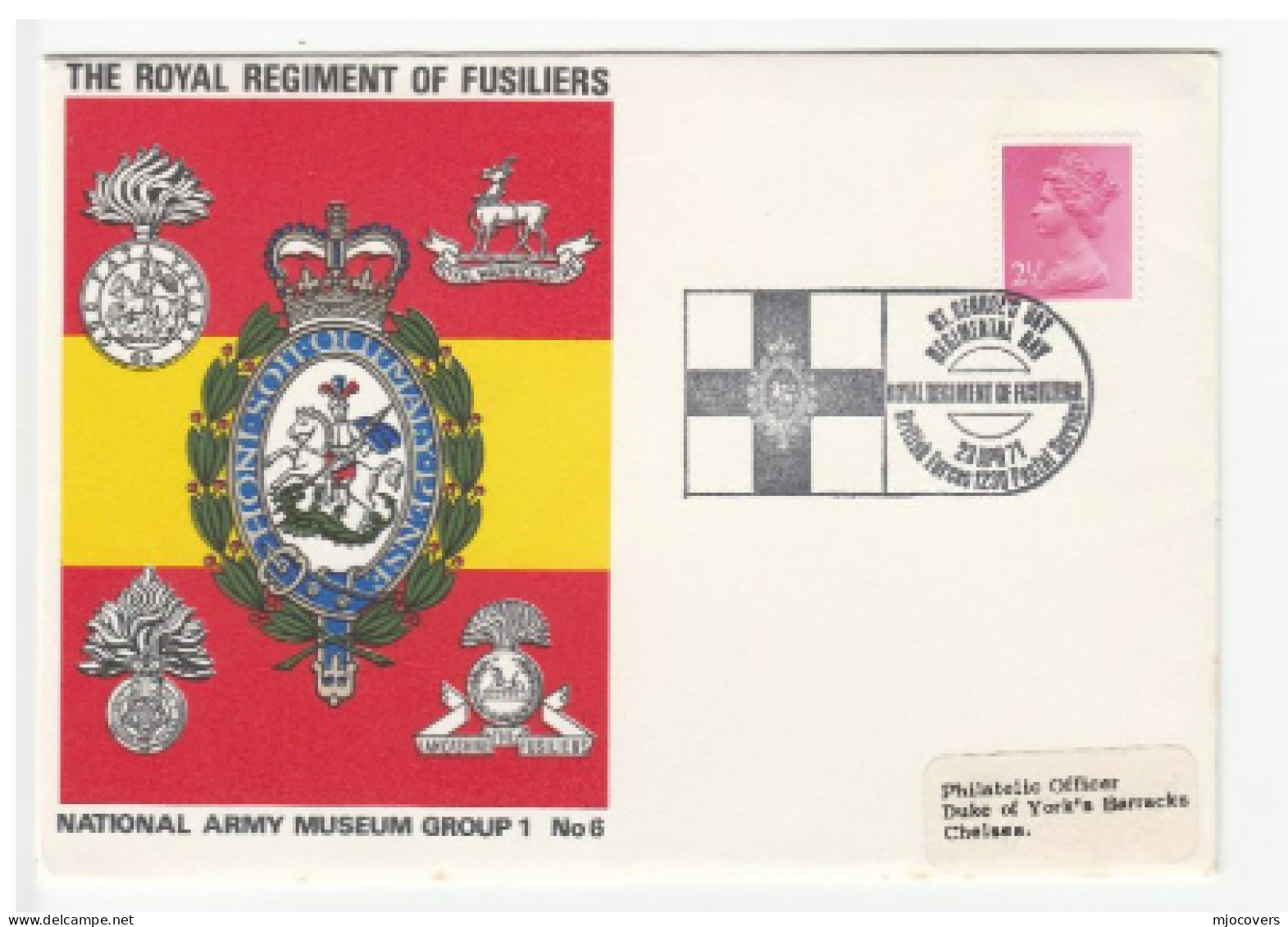 1971  ST GEORGE's DAY Cover ST GEORGE & DRAGON British Forces EVENT GB Stamps - Mythologie