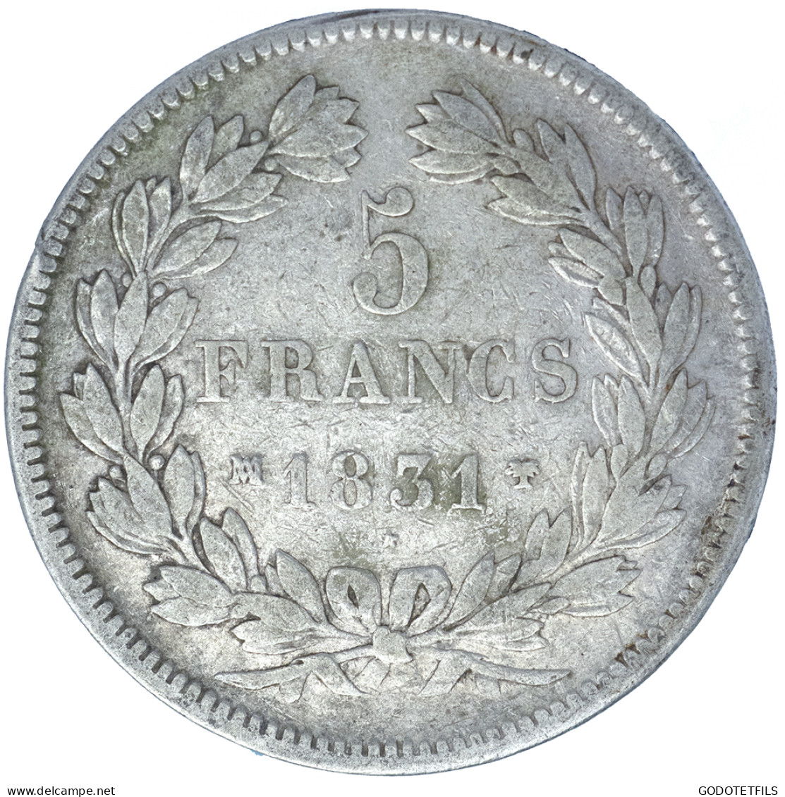 Louis-Philippe 5 Francs 1831 Marseille - 5 Francs