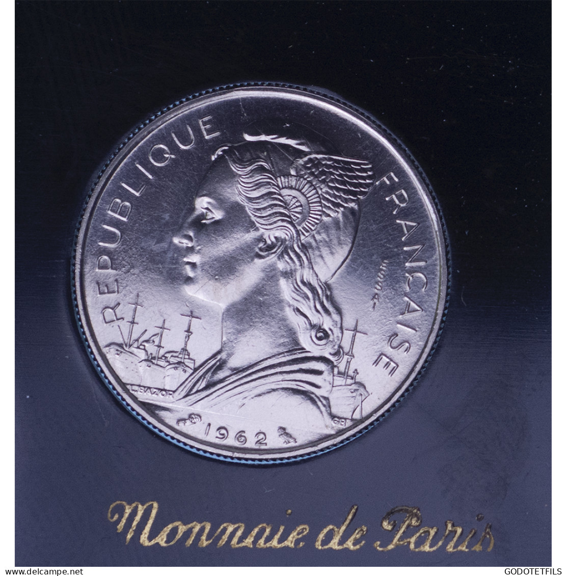 Monnaie De Paris-Essai De 50 Francs Réunion 1962 - Proeven