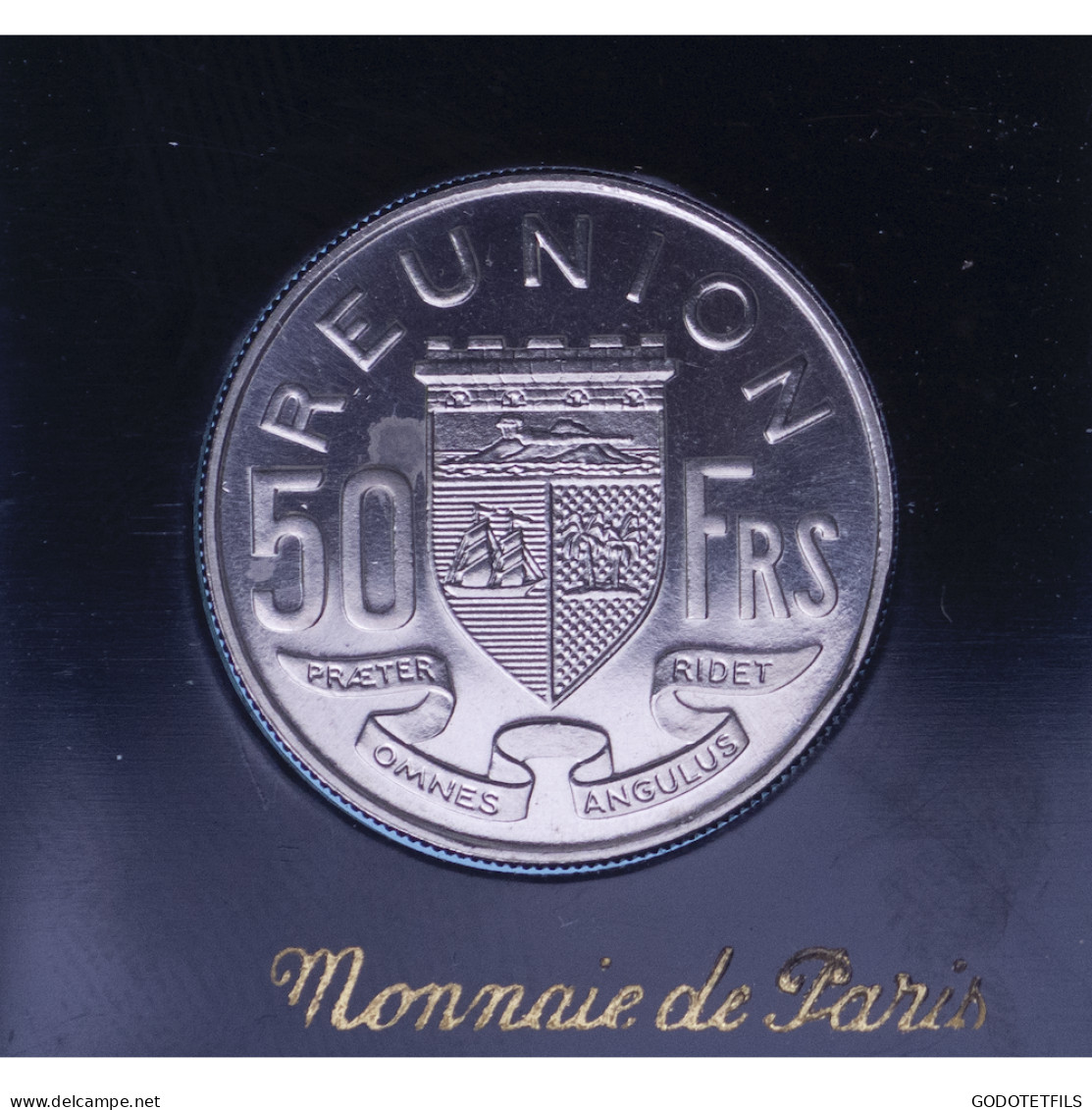 Monnaie De Paris-Essai De 50 Francs Réunion 1962 - Essays & Proofs