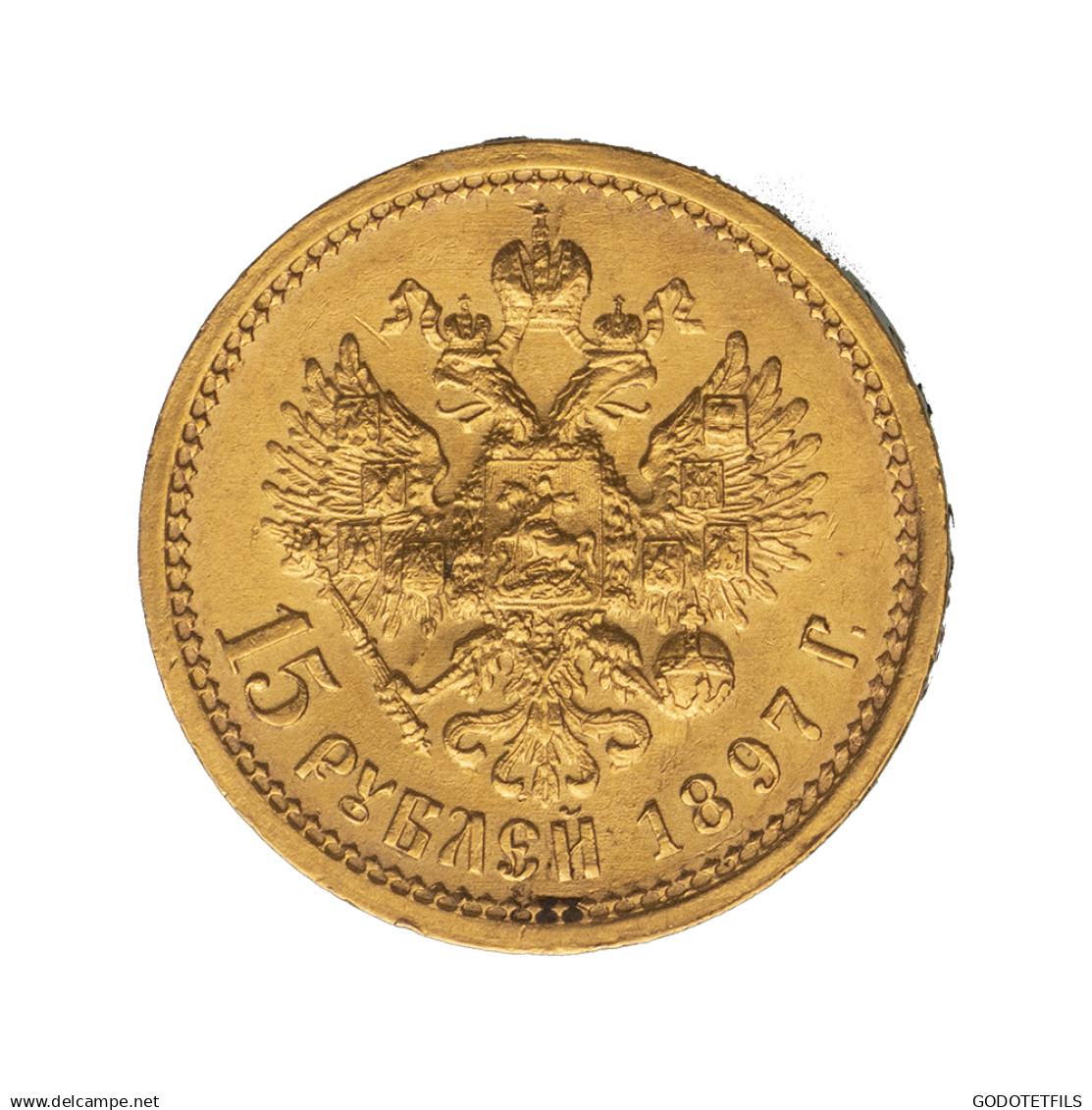 Russie Nicolas II-15 Roubles 1897 Saint-Petersbourg - 1350-1364 Giovanni II Il Buono