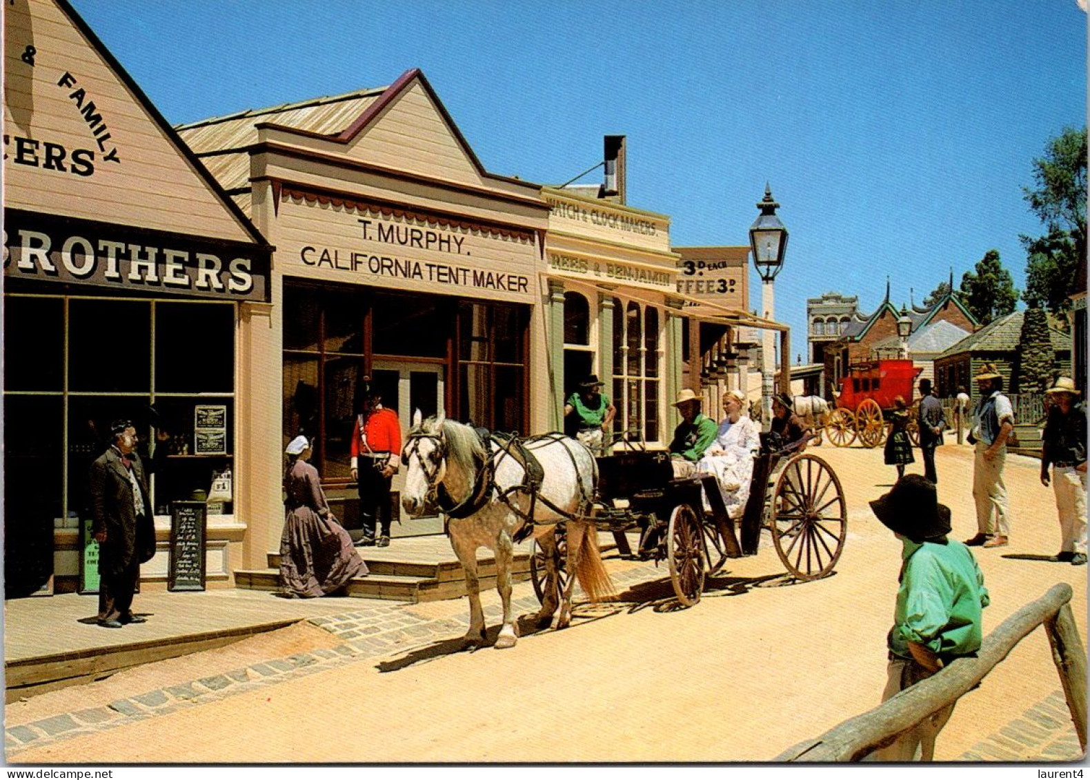 13-9-2023 (1 U 3) Australia - (2 Postcards) VIC - Ballarat - Sovereign Hill - Ballarat