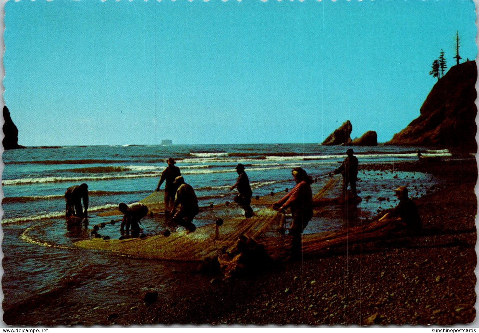 Washington Pacific Ocean Seacoast Smelt Fishing - Seattle