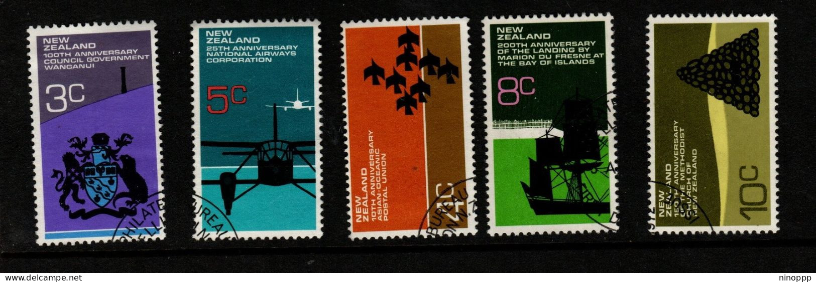 New Zealand SG 978-82  1972 Anniversares,used - Used Stamps