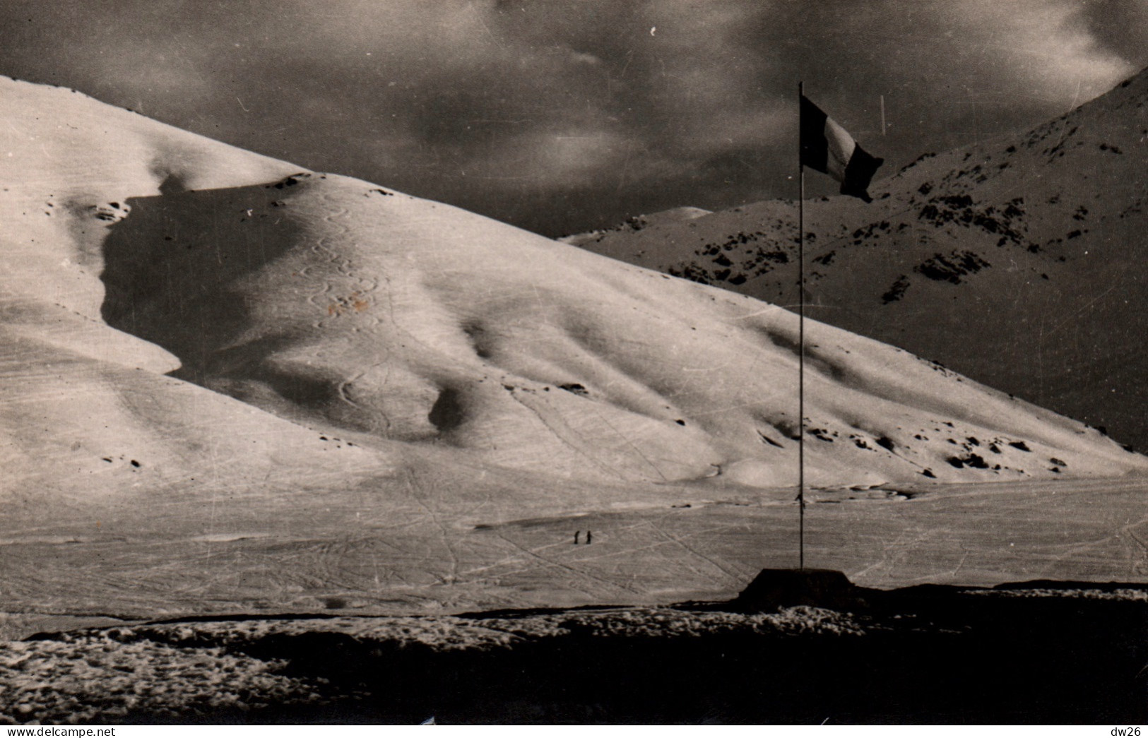 Station De Ski Au Maroc: Oukaïmden, Ou Oukaïmeden En Hiver - Carte-photo De 1949 - Autres & Non Classés