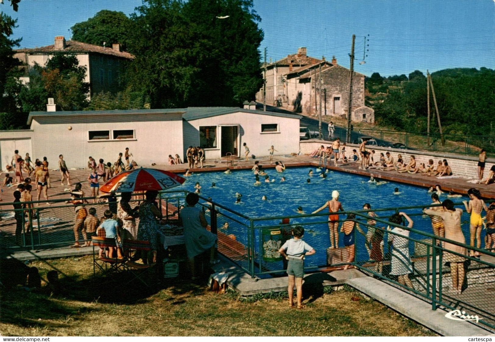 Celles Sur Belle La Piscine       CPM Ou CPSM - Celles-sur-Belle