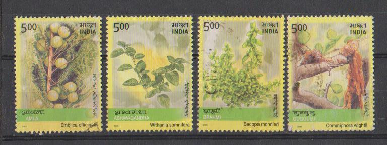 India 2003 Used, Medicinal Plants, Trees, Used In Medicine, Helath (Sample Image) - Gebraucht