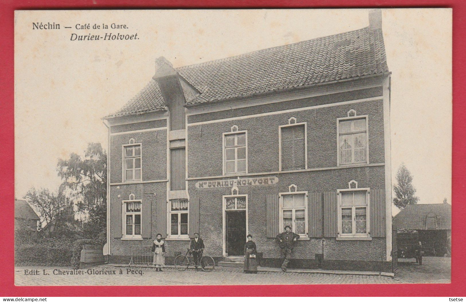 Néchin - Café De La Gare -Durieu-Holvoet ( Voir Verso ) - Estaimpuis