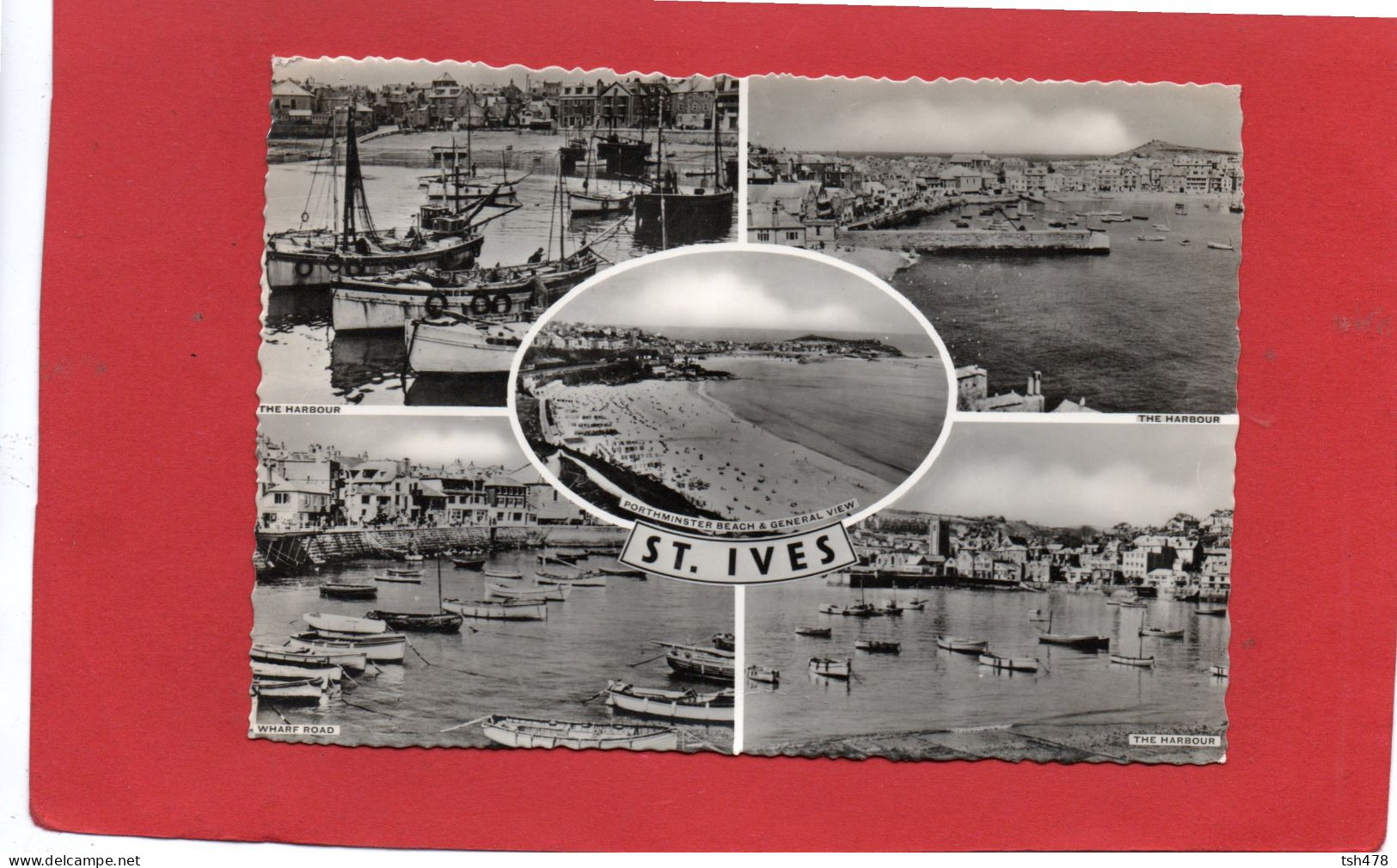 ANGLETERRE----Greetings From ST-IVES--Multi-vues--voir 2 Scans - St.Ives