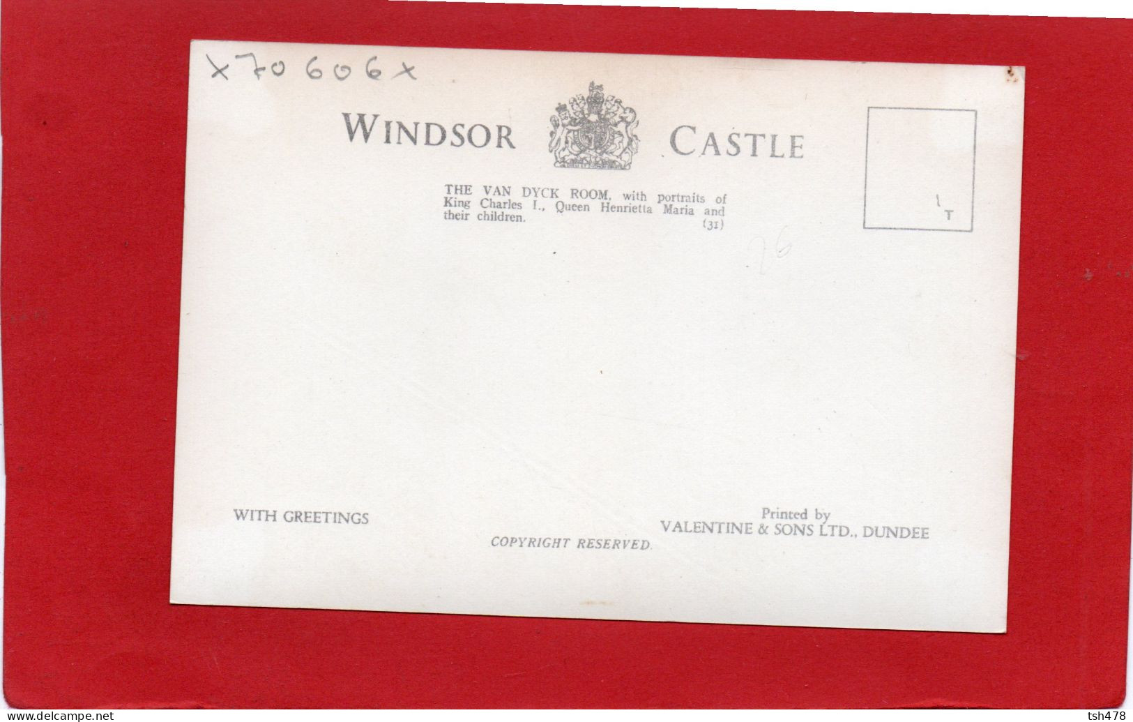 ANGLETERRE----WINDSOR CASTLE---voir 2 Scans - Windsor Castle