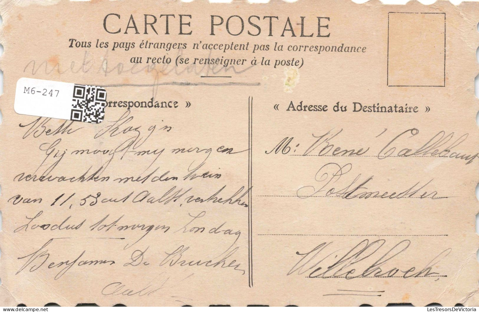 SOUVENIR D'HOST -  Deux Mains Qui Se Tiennent - Colorisé - Carte Postale Ancienne - Saluti Da.../ Gruss Aus...