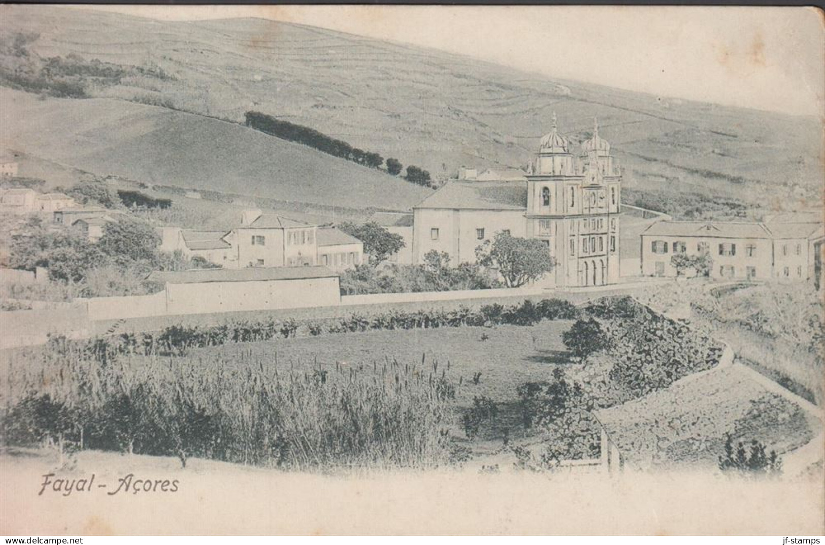 1904. HORTA. 20 REIS Carlos I On Postcard (Fayal, Acores. ) To England.  (MICHEL 17) - JF442879 - Horta