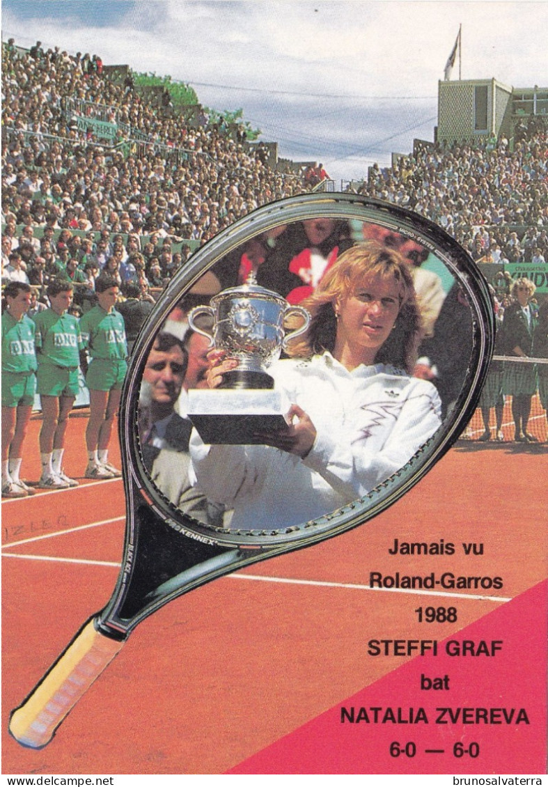 JEAN CLAUDE SIZIER - Tennis - Finale Roland Garros 1988 - 126/300 - Très Bon état - Sizi