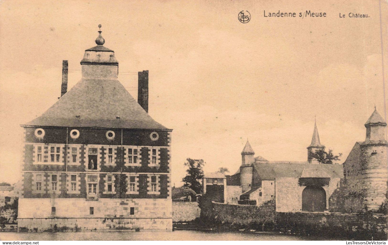 BELGIQUE - Landenne Sur Meuse  - Le Château - Carte Postale Ancienne - Andenne