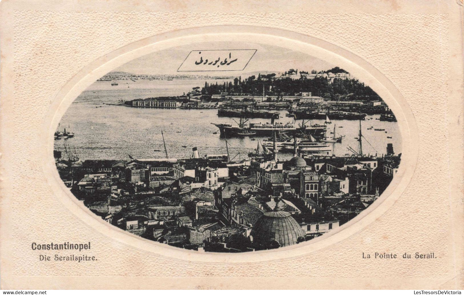PHOTOGRAPHIE - Constantinople - La Pointe Du Serail - Carte Postale Ancienne - Photographs